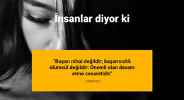 Müşteri Diyor Için Ücretsiz HTML