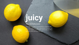 Juicy Recipes - Website Template Free Download