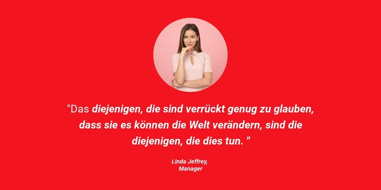 Foto und Testimonials CSS-Vorlage