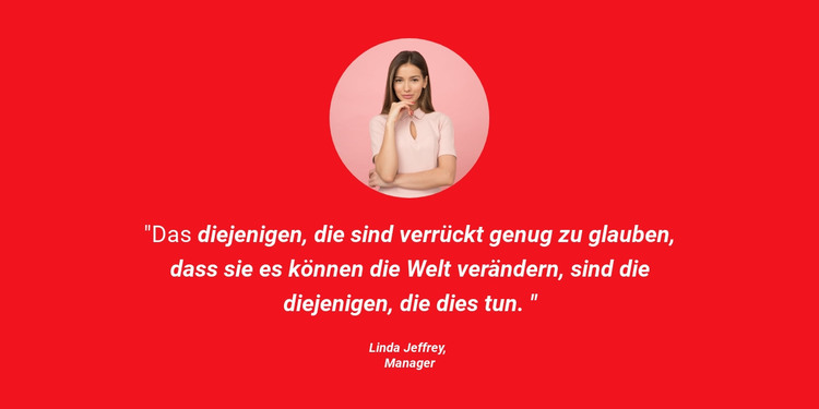 Foto und Testimonials HTML-Vorlage