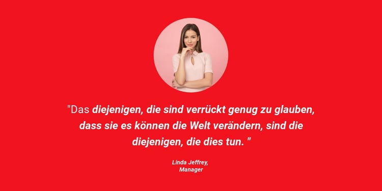 Foto und Testimonials HTML Website Builder