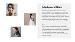 Our Team Goals - Responsive HTML5 Template