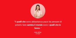 Foto E Testimonianze - Modello Di Sito Web Personale