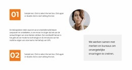 Twee Feiten Over Ons - HTML5 Website Builder