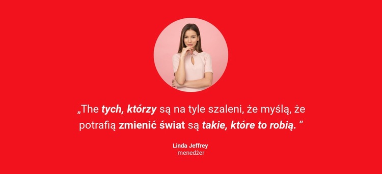 Zdjęcie i referencje Makieta strony internetowej