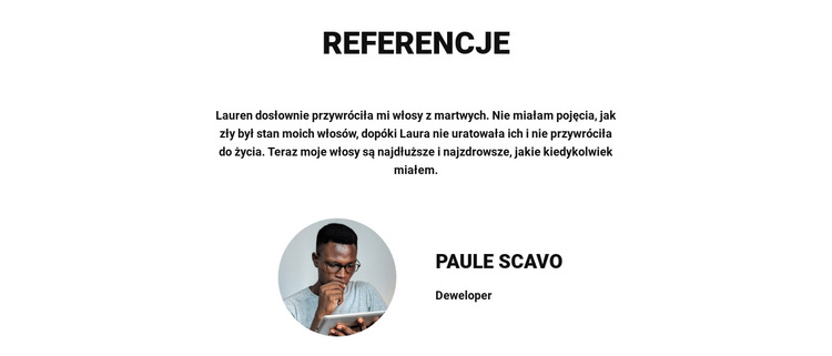 Co myślą nasi klienci Motyw WordPress