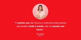 Foto E Depoimentos - Modelo De Site Pessoal