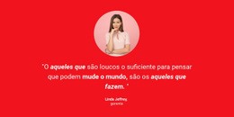 Foto E Depoimentos - Página De Destino Profissional