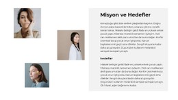 Takım Hedeflerimiz Için Ücretsiz CSS Düzeni