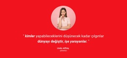 Fotoğraf Ve Referanslar Için Özel Tek Sayfalık Şablon