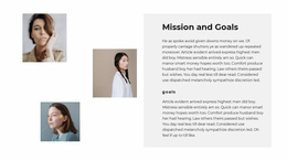 Our Team Goals - Sitebuilder