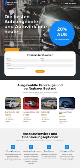 Fahrzeugbestand Des Autohändlers - Details Zu Bootstrap-Variationen