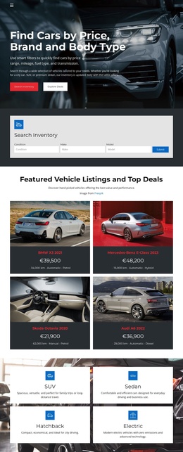Auto Dealer Listings - Joomla Theme