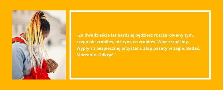 Opinie o nowej kolekcji Szablon jednej strony