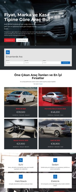 Otomobil Bayileri Listeleri - Güzel Renk Koleksiyonu Şablonu