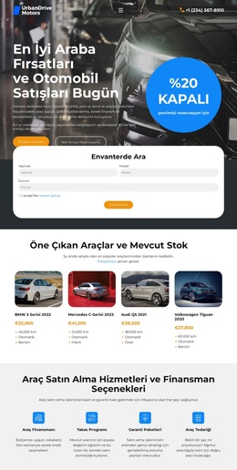 Otomobil Bayisi Stokları - WordPress Ve WooCommerce Teması