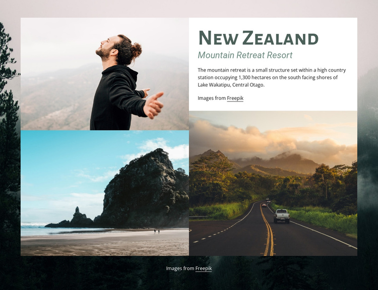 Retreat resort center Joomla Template