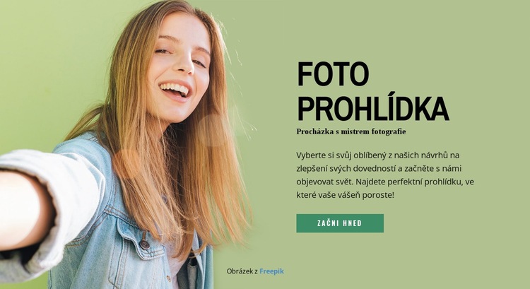 Cestujte s profesionálním fotografem Šablona CSS