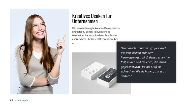 Entwerfen Sie einzigartige Werbeartikel Website design