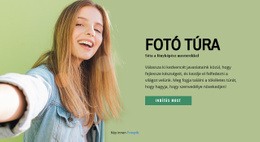 Többcélú Webhelytervezés Utazás Professzionális Fotóssal Számára