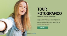 Viaggia Con Un Fotografo Professionista - Mockup Del Sito Web Reattivo