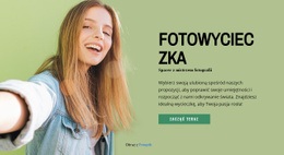 Podróżuj Z Profesjonalnym Fotografem - Makieta Responsywnej Strony Internetowej