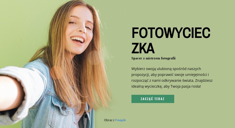 Podróżuj z profesjonalnym fotografem Szablon CSS