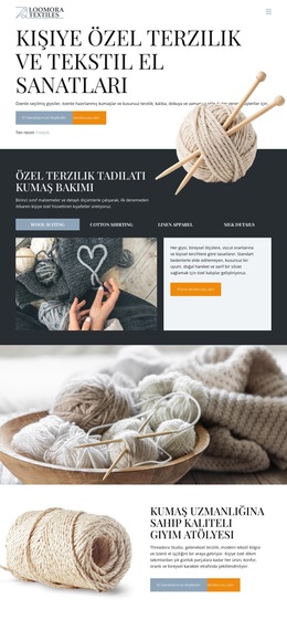 Özel Tekstil El Sanatları Için Düzen Işlevi