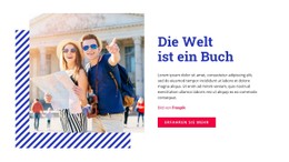 Website-Design Für Abenteuer Erfüllen Deine Seele