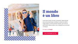 Le Avventure Riempiono La Tua Anima - Layout Del Sito Web HTML