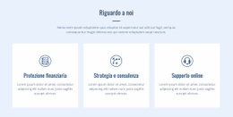 Modello Di Una Pagina Per Siamo Una Società Di Consulenza Globale