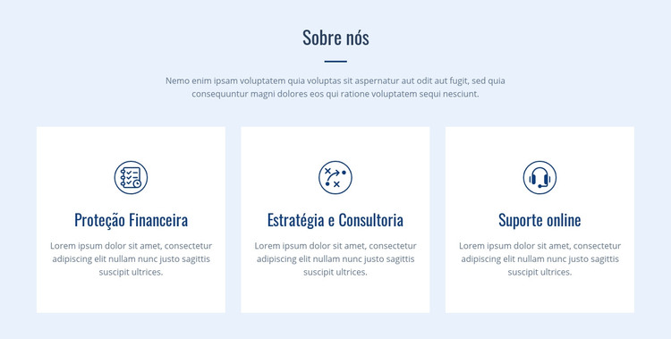 Somos uma consultoria global Modelo HTML