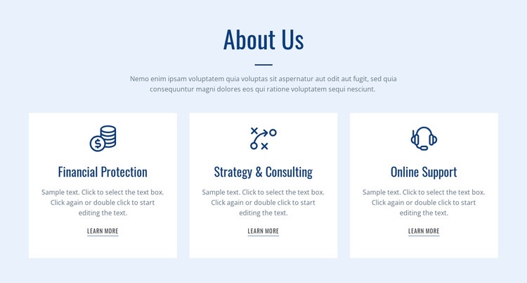Vi är ett globalt konsultföretag Html webbplatsbyggare