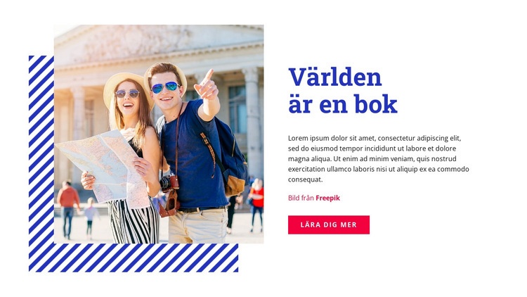 Äventyr fyller din själ HTML-mall