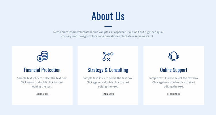 We're a global consultancy Website Builder Templates