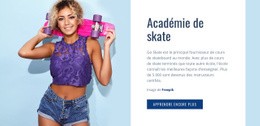 Club De Sport Et Académie De Skate - Belle Conception De Site Web