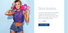 Sportklub És Korcsolyaakadémia - Weboldal Sablon