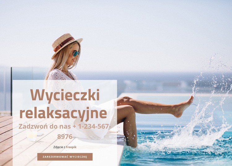 Relaksujące wycieczki Motyw WordPress