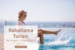 Rahatlama Turları Için CSS Düzeni