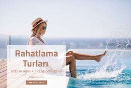 Rahatlama Turları - HTML5 Şablonunu Ücretsiz Indirin