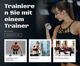 Gesunder Lebensstil Und Sport - HTML-Webseitenvorlage