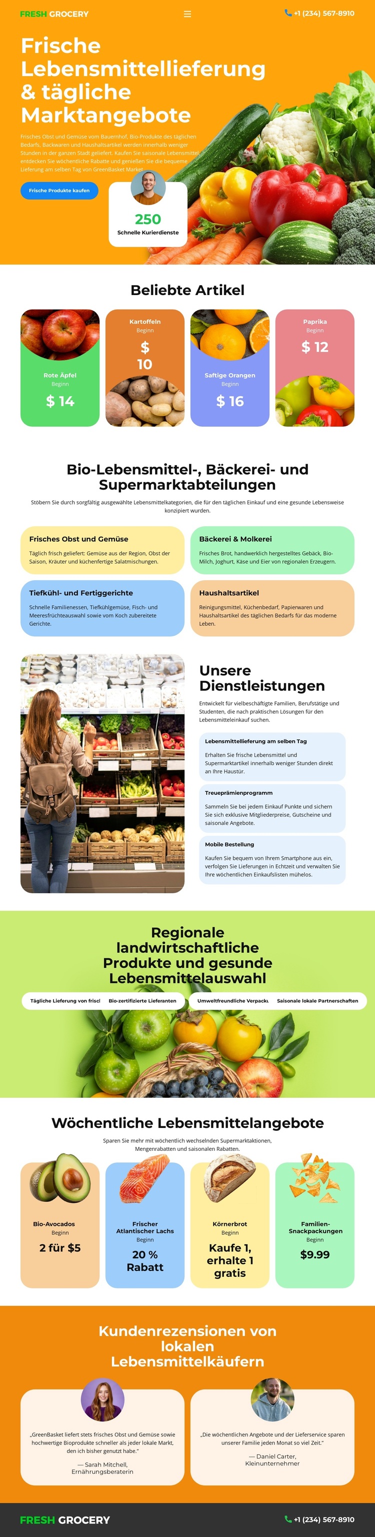 Lebensmittelgeschäft WordPress-Theme