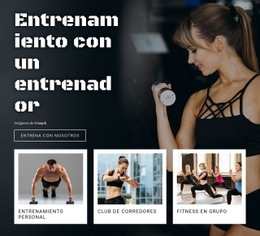 Deporte Y Estilo De Vida Saludable - Diseño De Sitio Web Adaptable