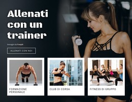 Stile Di Vita Sano E Sport - Modello Di Pagina Web HTML