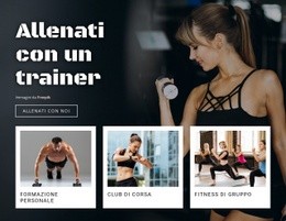 Il Modello HTML5 Più Creativo Per Stile Di Vita Sano E Sport