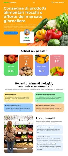 Negozio Di Alimentari - Tema WordPress Scaricabile Gratuitamente