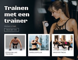 Gezonde Levensstijl En Sport - HTML-Webpaginasjabloon