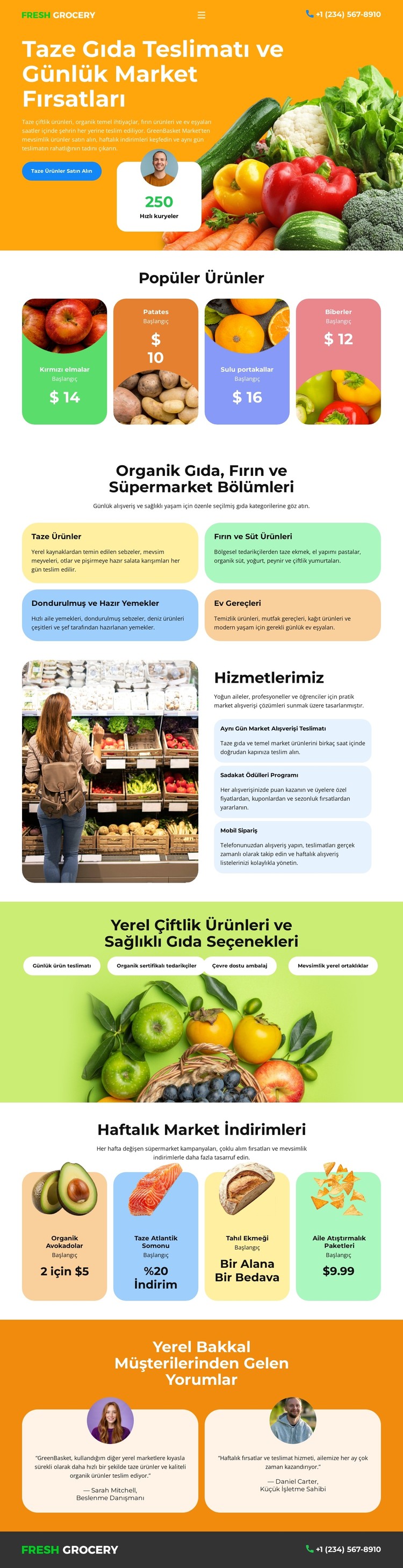 Bakkal CSS Şablonu