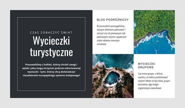 Podróż to inwestycja w siebie Motyw WordPress