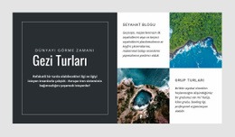 Seyahat Kendinize Bir Yatırımdır - Web Sitesi Tasarımı